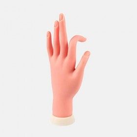 Colcolo entraînement des ongles, Kits de pratique des ongles pour pratique manucure de fausse main souple et flexible en de,