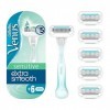 Gillette Venus Extra Smooth Sensitive Rasoir Femme + 5 Lames de Rasoir