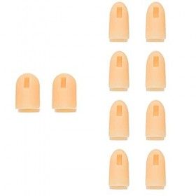 HEALLILY 10 Pièces Formation Nail Doigts Manucure Doigt Couvre La Main Remplacements Nail Art Doigt Protecteurs