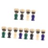 FRCOLOR 12 Pièces Blaireau En Mousse Peigne À Cheveux Pour Hommes Blaireaux Pour Hommes Peignes Pour Cheveux Hommes Brosses À