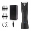 Puooifrty 1 Set Rechargeable Tondeuse à Cheveux Électrique Tondeuse à Barbe Noir Rasoir Électrique Aine Corps Rasage des Chev