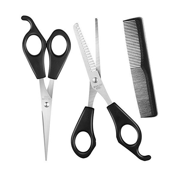 Gezimetie Hair Scissors Set Coiffeur Scissors Set Cisaillement d’animaux de compagnie Ciseaux, Barbiers ou usage domestique -