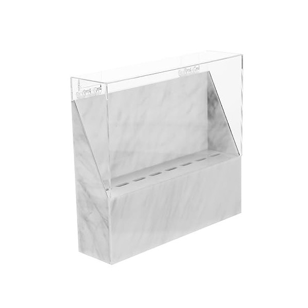 minkissy 2 Pièces Boîte De Rangement Porte-pincettes Contenant Daffichage De Maquillage Étui Organisateur De Pincettes Récip