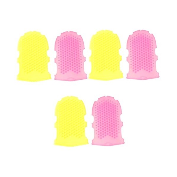 Beaupretty 6 Pièces Brosse à Gant De Bain Laveur De Douche En Silicone Gants Nettoyant Pour Le Corps Exfoliant Pour Gant De D