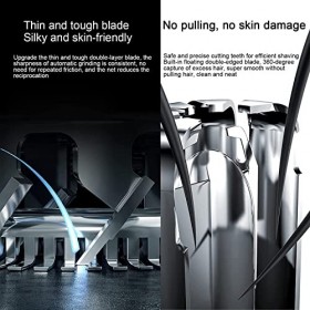 Tondeuse Nez Oreilles Epilateur - Rasoir à Nez Électrique Homme Femme, Tondeuse à Barbe Nez Sourcils, Tondeuse Du Nez Oreille