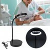 Lampe loupe, Lampe de Bureau loupe à Base épaissie avec Alimentation USB avec Cache Anti-poussière pour Tatouage des Sourcils