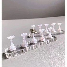 Lucktao 5 pièces support de vernis à ongles acrylique support de formation des ongles support de formation des compétences de