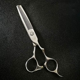 FURLOU Ciseaux de bureau, ciseaux dartisanat, 1pc ciseaux de coiffeur en acier, ciseaux pointus faits à la main en argent fo