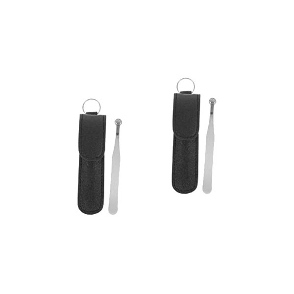 LALAFINA 4 Pièces Nez Épiler Les Sourcils Ciseaux Pour Tailler La Barbe Pince à Épiler Sourcils Aiguille Ciseaux à Cils Acier