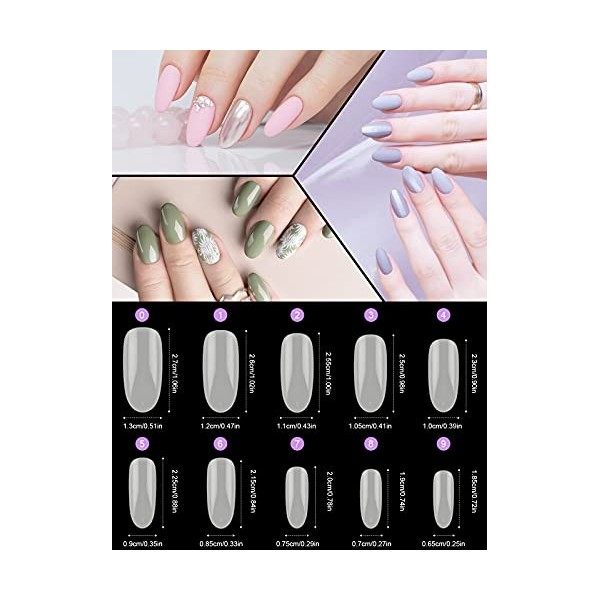 EBANKU Main Dentrainement Manucure, Main de Pratique des Faux Ongles, Formation des Ongles des Mains Faux Ongles Pratique à L