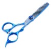 Vente en gros de tondeuse à cheveux professionnelle en acier inoxydable, outils de coiffure, ciseaux à dents plates, ciseaux 