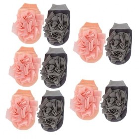 FRCOLOR 10 Pièces Gants De Bain Coréen Exfoliant Gant Exfolier Douche Gants De Nettoyage Mitaines Pour Hommes Gants Pour Le N