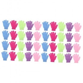 POPETPOP 48 Pièces Gants De Bain Gants De Gommage Pour Le Corps Gant Exfoliant Gants Doux Pour La Peau Gants Confortables Ore