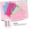 POPETPOP 48 Pièces Gants De Bain Gants De Gommage Pour Le Corps Gant Exfoliant Gants Doux Pour La Peau Gants Confortables Ore