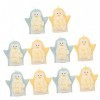 Beavorty 10 Pièces Gants De Bain De Dessin Animé Gants De Gommage Serviettes De Nettoyage Du Corps Serviette De Bain En Mouss