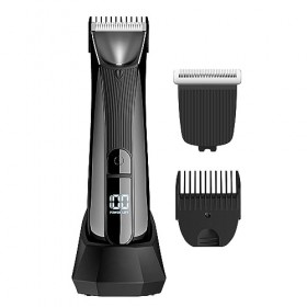 Tondeuse Corps Homme, Tondeuse électrique pour le corps - Tondeuse à boule étanche IPX7 avec socle de recharge/affichage LED