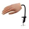 KnowU Fausse Main Pour Ongle Avec Support, Main D Entrainement Pour Ongle, Main Dentrainement Manucure Silicone, Durable et 