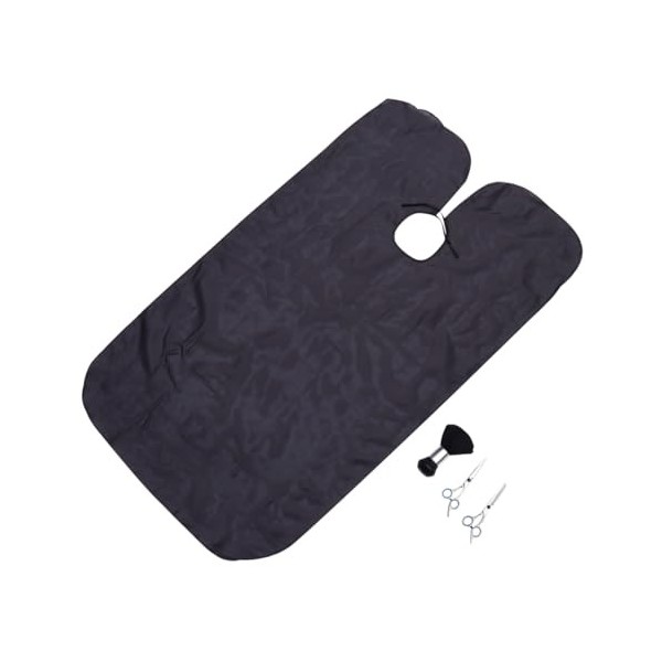 FOMIYES 8 Pcs Coupe De Cheveux Ensemble Coupe De Cheveux Cape Blouse Tablier Salon Ciseaux À Effiler Ciseaux De Coiffure Prof