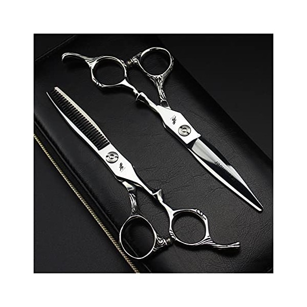 Ciseaux pour coupe de cheveux, ciseaux de barbier, ciseaux de coiffure, outils pour salons de coiffure, ciseaux clairsemés de