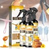 DINNIWIKL Beeswachs Holz Polier Spray, Bienenwachs Holz Polierspray, Natural Micro-Molecularized Beeswax Spray, Beeswax Wood 