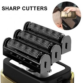 Scttomon Rasoirs éLectriques Rasoirs Pour Hommes Rasoirs éLectriques Rechargeables Rasoirs De Voyage à Trois Lames Rasoirs Pr