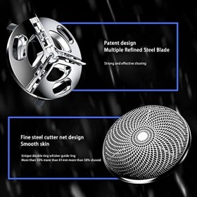 BALAFO Mini Rasoir,Rasoir électrique, Électrique for Hommes Mini-Rasage Format de Poche Humide for Hommes Cheveux sèche Recha