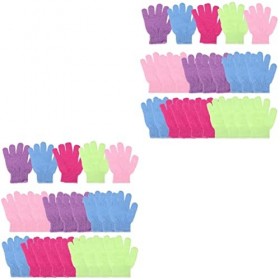 minkissy 60 Pcs Dissolvant De Cellules Mortes De La Peau Type De Gant Serviettes De Lavage Gant De Peau Morte Gants De Bain G