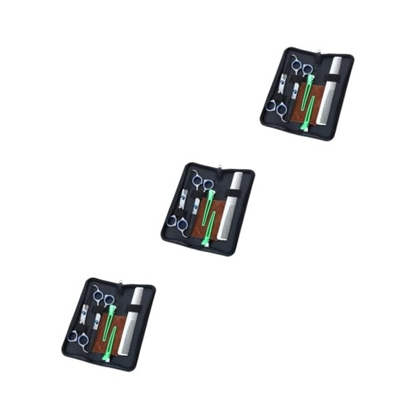 minkissy 10 Pièces Ciseaux Ciseaux Robustes Ciseaux Robustes Salon De Coiffure Outil De Styliste Cheveux Peigne Rasoir Ciseau