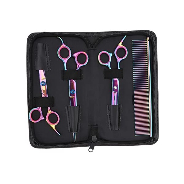 Beavorty 4 Pièces Kit De Cosmétologie Tondeuses Professionnelles Pour Barbiers Outils De Coiffage Professionnels Texturation 