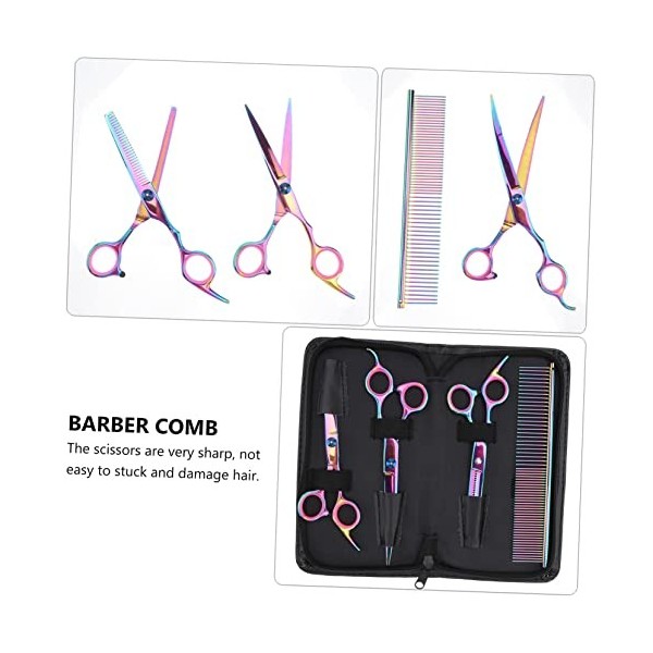 Lurrose 4 Pièces Outil Facial Tondeuses Professionnelles Pour Barbiers Kits De Beauté Outils De Coupe De Cheveux Professionne