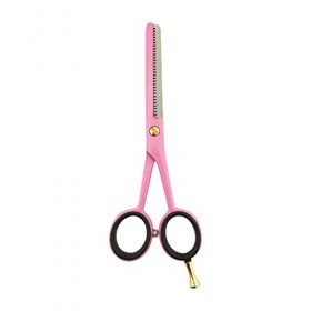 Goldton Rose Ciseaux Desepaississant Coiffure 5.5 pouce - Ciseaux en acier japonais J2 - Ciseau pour Désépaissir les Cheveux 