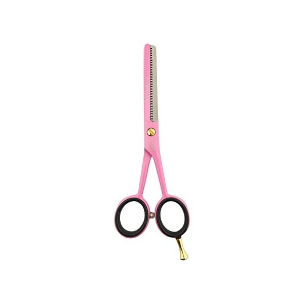 Goldton Rose Ciseaux Desepaississant Coiffure 5.5 pouce - Ciseaux en acier japonais J2 - Ciseau pour Désépaissir les Cheveux 