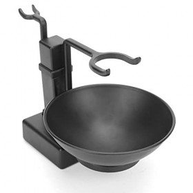 Support de Rasoir, Base de Support de Rasage pour Hommes, Kit de Rasage en Acier Inoxydable, Support Résistant à la Rouille a