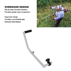 Poignée Ergonomique de Coupe-Bordure avec Pince de Support pour lentretien de la Pelouse, Poignée de Coupe-Bordure Réglable,