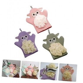 FRCOLOR 9 Pièces Serviette De Bain Singe Luffa Pour Hommes Serviettes De Corps Serviettes De Bain Exfoliant Corps Épurateur S