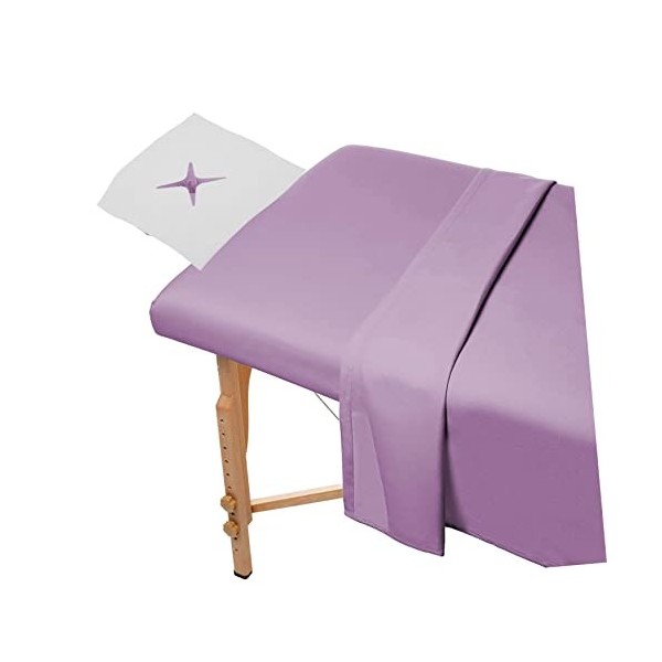 FOMIYES 300 Pièces Housse DOreiller Jetable Housse DAppui-Tête De Massage Linge De Massage Chaise De Massage Couvre-Visage 