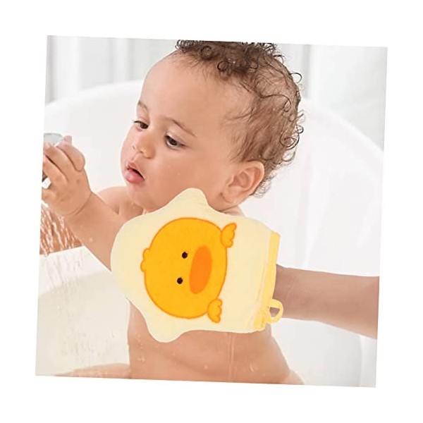 minkissy 18 Pièces Gants De Gommage Éponge De Bain Serviettes Mitaines Douche Luffa Gant De Douche De Dessin Animé Nettoyant 