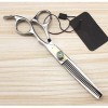 Ciseaux de coupe de cheveux, 6,0 pouces professionnels 440c 9cr13 cisailles à effiler coupe ciseaux de coiffure ensemble de c