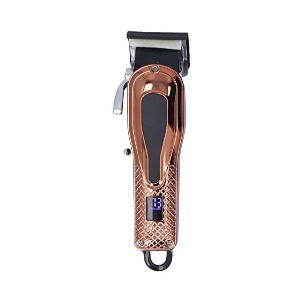 Tondeuse à Cheveux électrique Fil, Longue Durée de Vie, Rechargeable, Faible Bruit, Professionnelle, pour Hommes, Salle de Ba