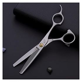 Ciseaux pour coupe de cheveux Ciseaux auto-affûtants 6 pouces, coupe plate, ensemble de ciseaux de barbier, ciseaux de coiffu
