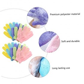 FOMIYES 30 Paires De Gants De Bain Gant De Bain De Nettoyage En Profondeur Gants DÉpurateur De Bain Mitaines De Bain Pour En
