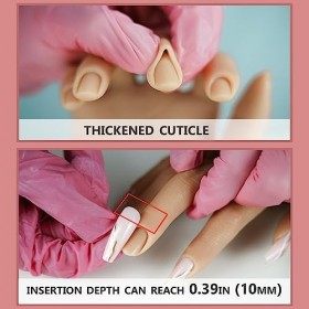 Main en silicone pour ongles acryliques,mains de pratique des ongles avec support réglable,flexible,réaliste,taille réelle po