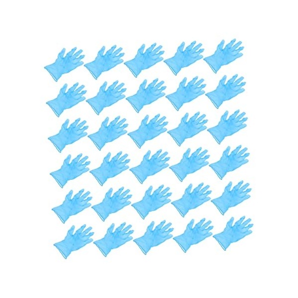 NIYANGLE 200 Pièces De Gants En Nitrile Gants De Toilettage Gants En Latex Gratuits Gants Jetables Gants En Nitrile À Usage U