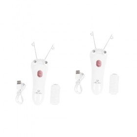 Beavorty 2 Pièces Filetage Du Visage Épilation Visages Épilateur Électrique Épilateur Pour Femmes USB Rasoir Femmes Rasoirs É