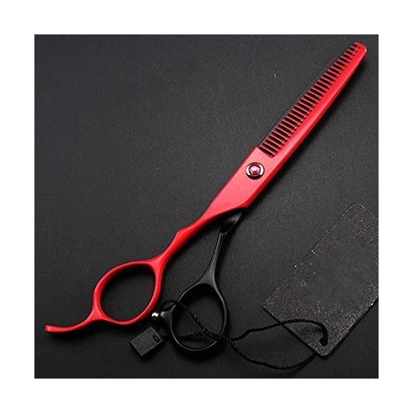 Ciseaux de coupe de cheveux, 6 pouces professionnels main gauche 440c coupe ciseaux à cheveux ensemble coupe outils de barbie