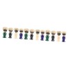 FOMIYES 12 Pcs Mousse Blaireau Hommes Peignes Pour Cheveux Hommes Peignes Pour Cheveux Blaireaux Pour Hommes Barbe Brosse À C