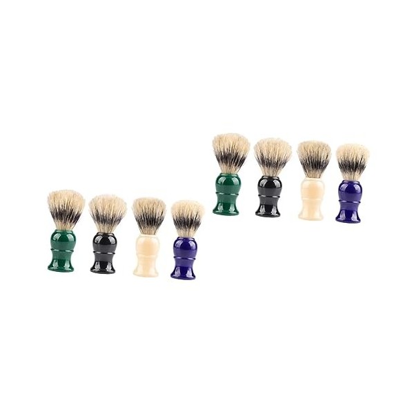 FOMIYES 12 Pcs Mousse Blaireau Hommes Peignes Pour Cheveux Hommes Peignes Pour Cheveux Blaireaux Pour Hommes Barbe Brosse À C