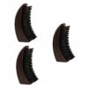 minkissy 3 Pièces Brosse À Moustache Outil De Coiffure De Moustache Brosse À Barbe Peigne À Moustache De Sanglier Mode Petite