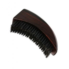 minkissy 3 Pièces Brosse À Moustache Outil De Coiffure De Moustache Brosse À Barbe Peigne À Moustache De Sanglier Mode Petite