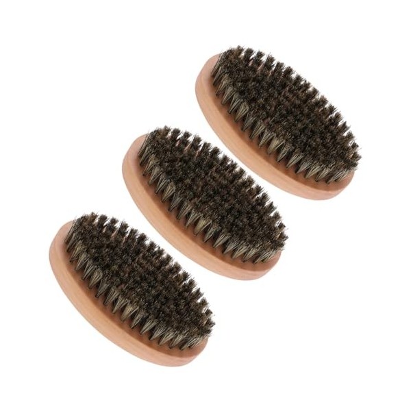 minkissy 9 Pièces Brosse À Barbe Accessoires DAllaitement Accessoires De Voyage Poils De Sanglier Soins Infirmiers Poils Fer